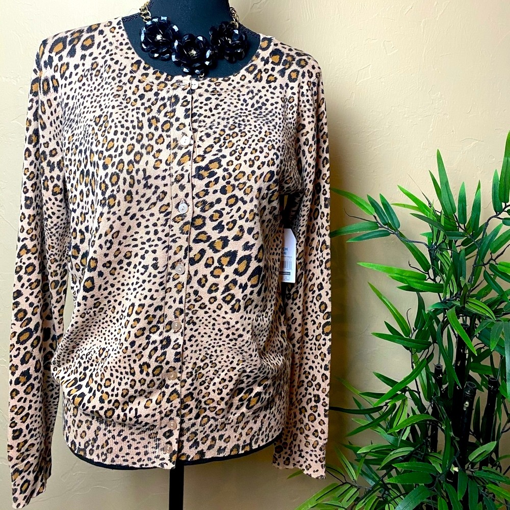Leopard Cardigan 🌻